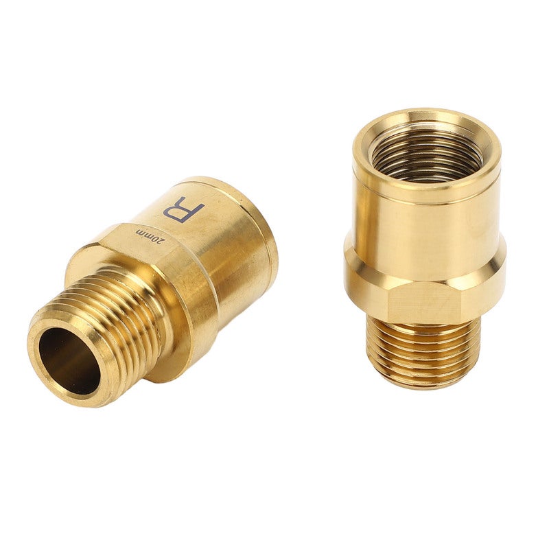 RISK 2PCS Bike Pedal Extender Gold 20mm Ti Alloy Bike Pedal Lengthening Shaft for Cycling - Image 3