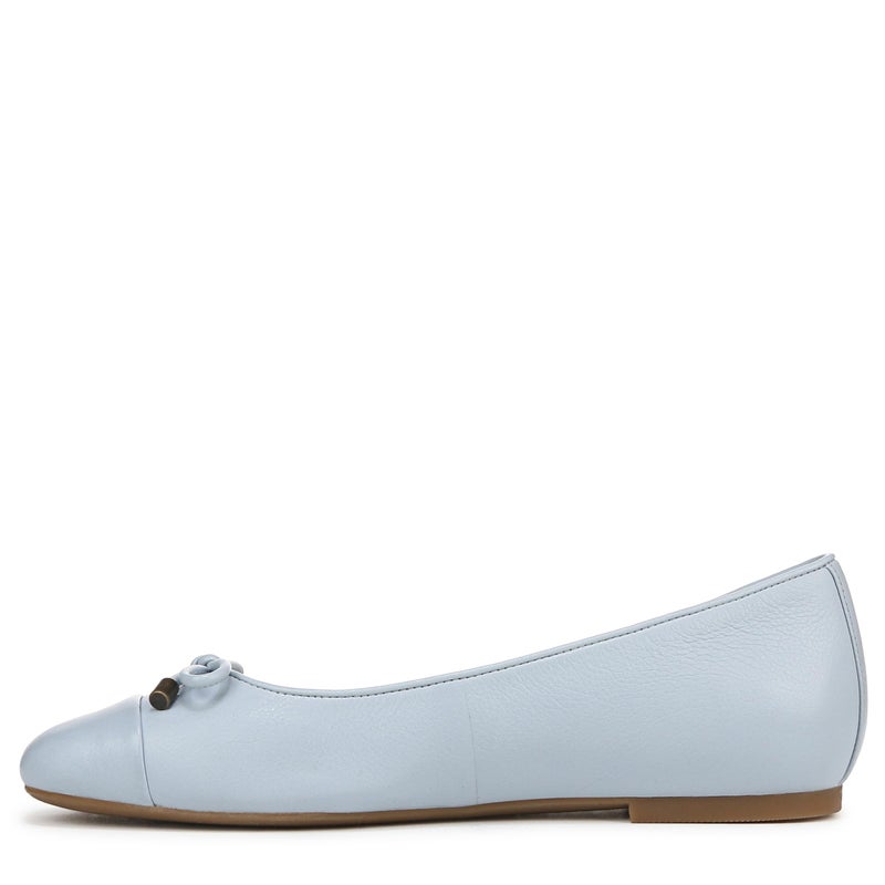 Vionic Women's Klara Ballet Flat, Blue Mist Leather, 5 - Image 2