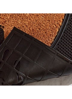 Home Box Foot Print Moulded Coir And Rubber Doormat 45x60 cm  - Image 4