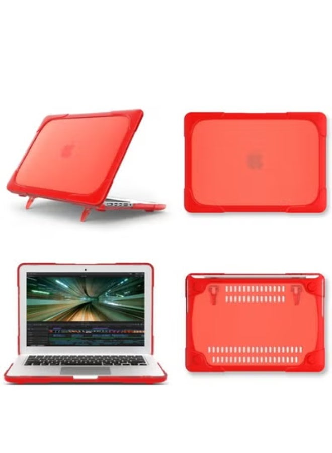 GULFLINK Hard Shell Case Cover with Kickstand Shockproof Function for MacBook Pro Retina (A1502/A1425) 13 inch - Image 2