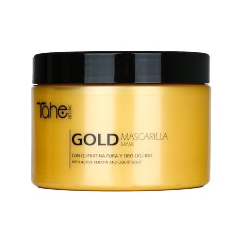 Tahe Botanic Gold Regenerating Hair Mask with Pure Keratin and Liquid Gold, 300ml - Image 1