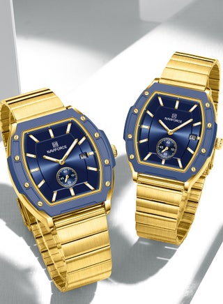 ساعة يد كوارتز كاجوال أنيقة من الفولاذ المقاوم للصدأ للرجال والنساء NF8068 G/BE - pzsku/ZB04D81339224BEBAA00CZ/45/1746226913/8413e86f-a170-4310-b263-9918616958a8