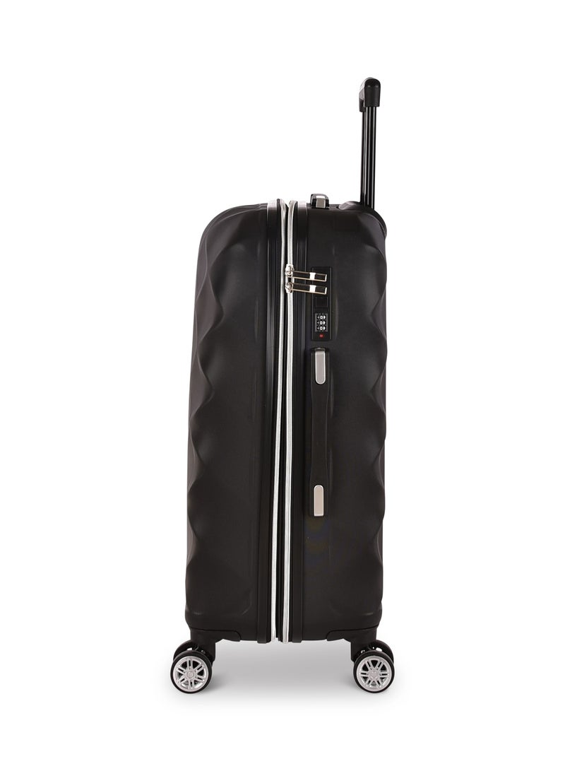 نيو ترافيل مجموعة حقائب سفر جديدة ABS، حقيبة سفر مكون من ثلاثة قطع من نيوترافل صلبة بعجلات مع مقابض للحمل، 4 عجلات مزدوجة، وقفل مركب، 20/24/28، LA430-10/3P - Image 4