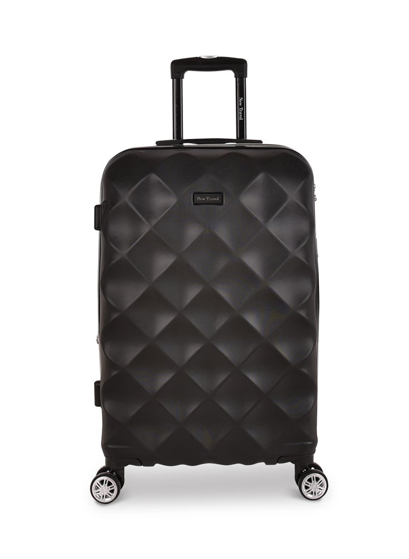 نيو ترافيل مجموعة حقائب سفر جديدة ABS، حقيبة سفر مكون من ثلاثة قطع من نيوترافل صلبة بعجلات مع مقابض للحمل، 4 عجلات مزدوجة، وقفل مركب، 20/24/28، LA430-10/3P - Image 3