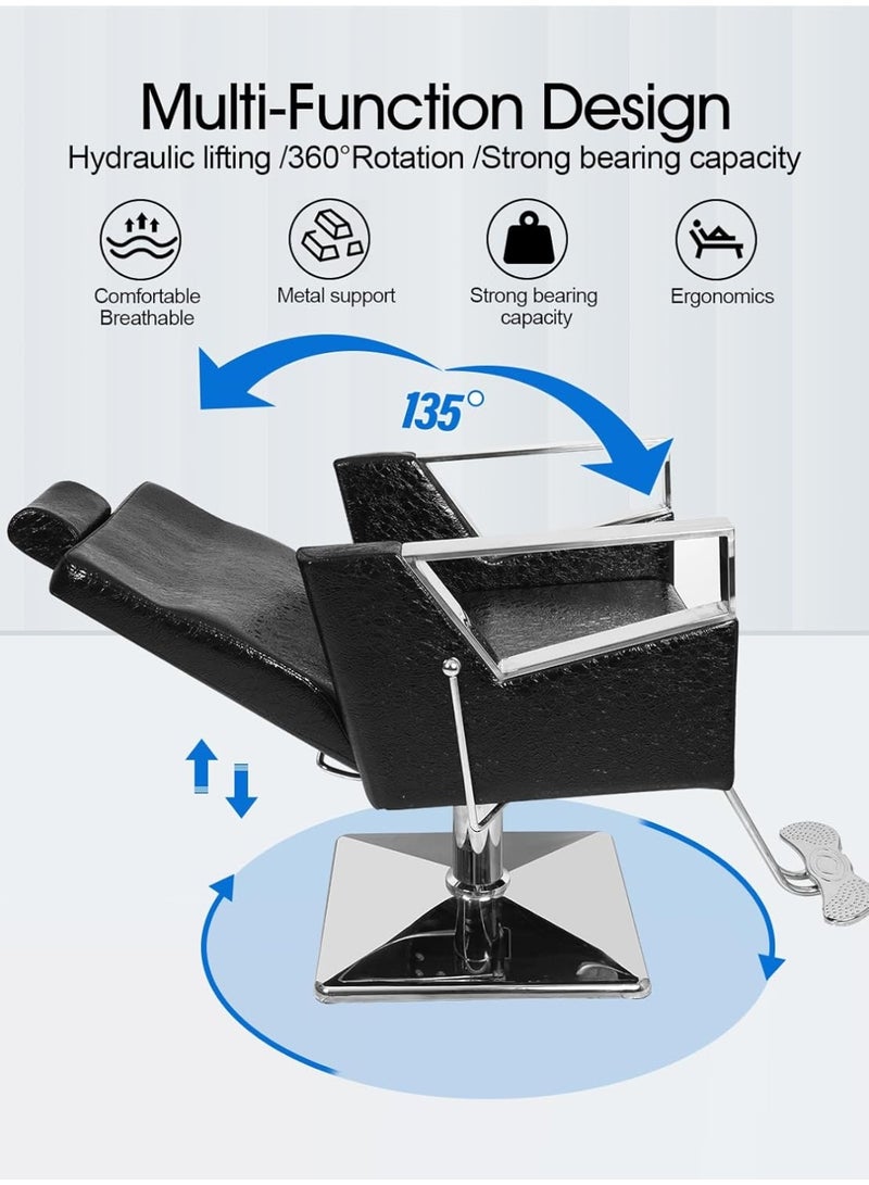 Meishida Professional Barber Chair Collection: Hydraulic, Reclining, Swivel Chairs for Salon, Spa, and Barbershop  - Image 2