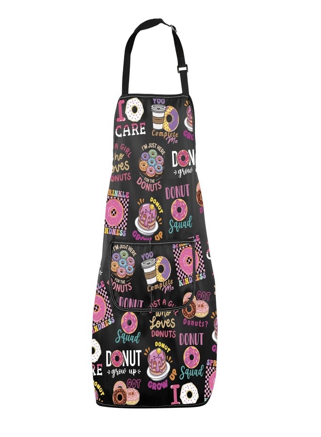 MNIGIU Donuts Baking Apron Baking Themed Gift Pastry Maker Apron With Pockets Sweet Donut Gift Bread Baker Merch (Pastry Maker Apron) - Image 1