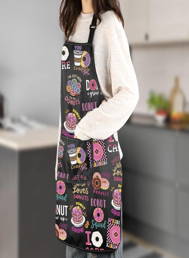 MNIGIU Donuts Baking Apron Baking Themed Gift Pastry Maker Apron With Pockets Sweet Donut Gift Bread Baker Merch (Pastry Maker Apron) - Image 5