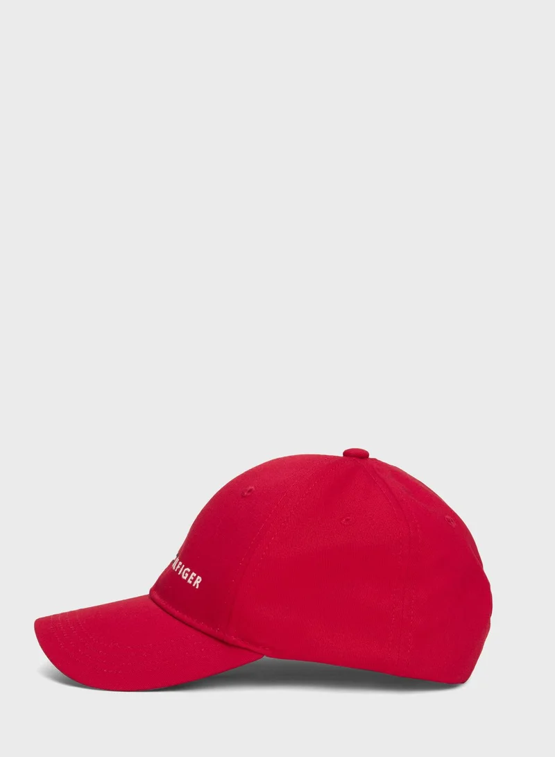 TOMMY HILFIGER Kids Logo Peak Curved Cap