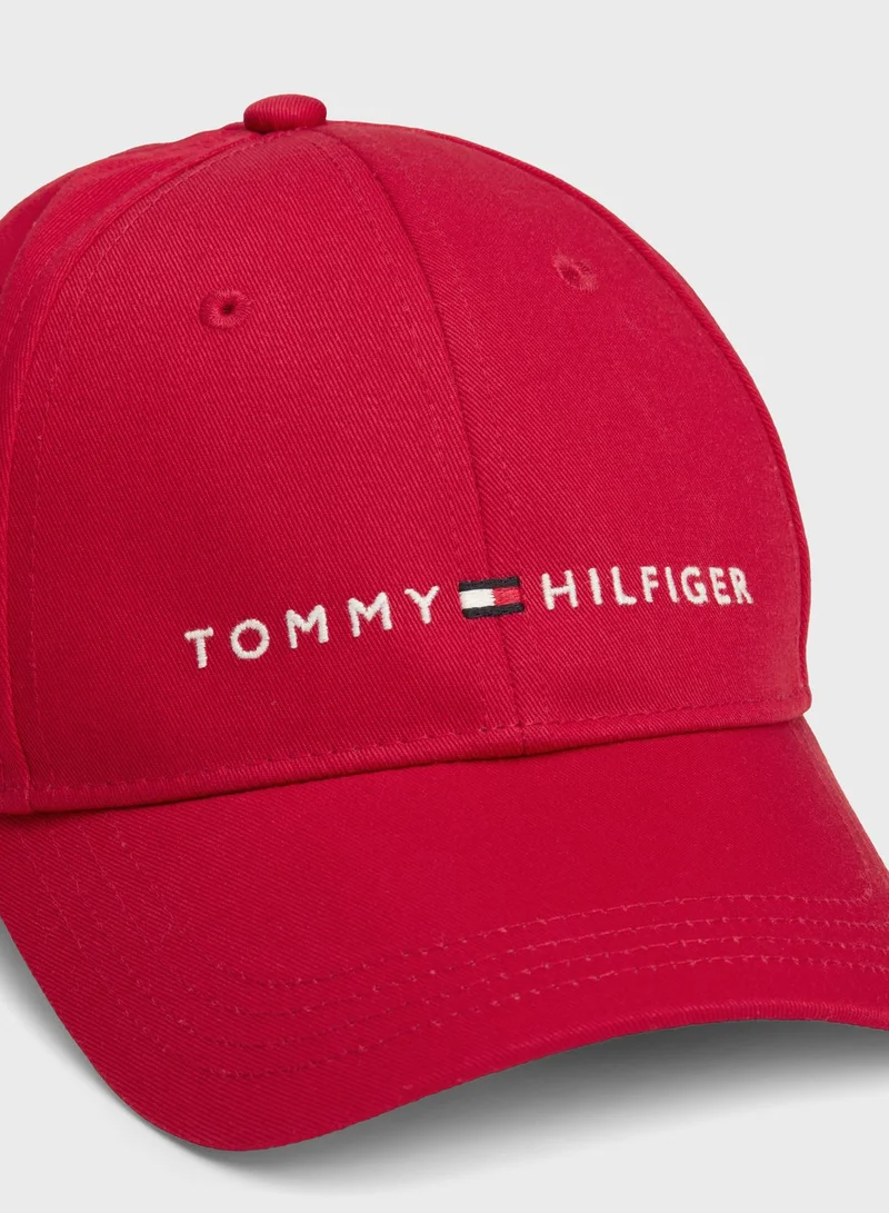 TOMMY HILFIGER Kids Logo Peak Curved Cap