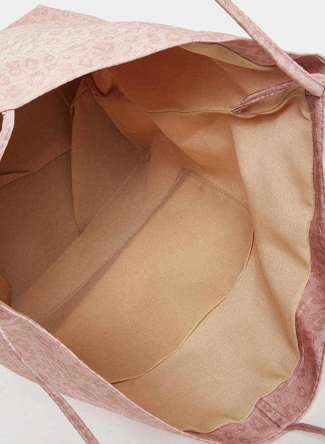 Styli All Over Animal Print Shoulder Bag with Pouch - Image 4