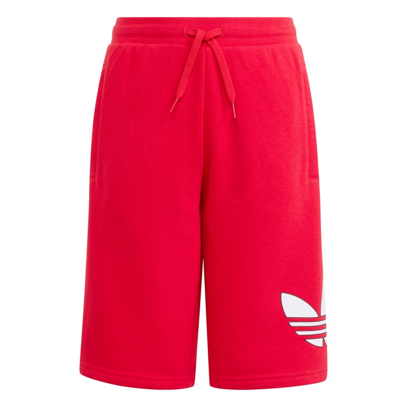 Adidas TREFOIL Shorts - Better Scarlet/Whi - Image 2