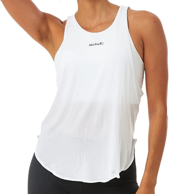 Mohuki Henna Built In Bra Top - White