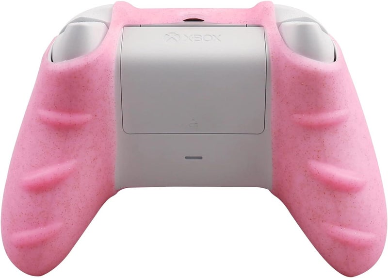 RALAN Xbox Series Glitter Silicone Controller Skins with 12 Thumb Grips, Sweat-Proof Anti-Slip Controller Cover Skin Protector Compatible with Xbox Series S/X Controller - Image 3