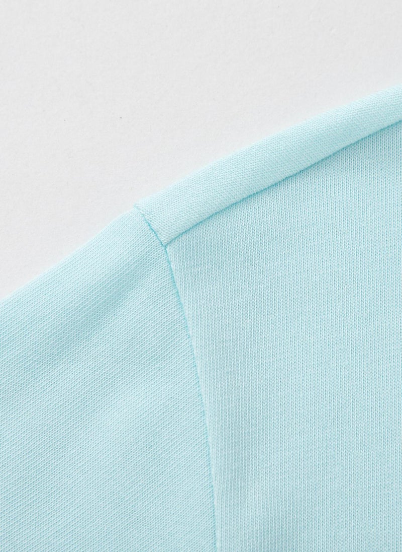 Balabala Baby Boy Round v-neck short-sleeved T-shirt - Image 4