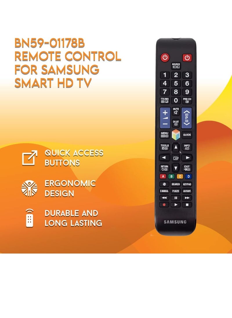 ELTRAZONE - Replacement Remote Control for Samsung TV BN59-01178B with Battery - Image 1