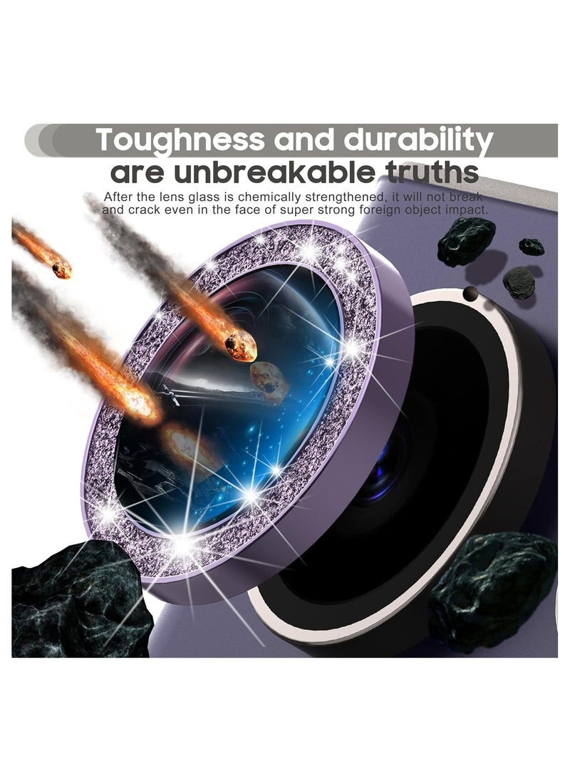 Raxoom 2-Pack for Samsung Galaxy S24 Ultra Camera Lens Protector, 9H Tempered Glass Protective Lens Flim for Samsung Galaxy S24 Ultra Camera Lens Cover-Purple - Image 4