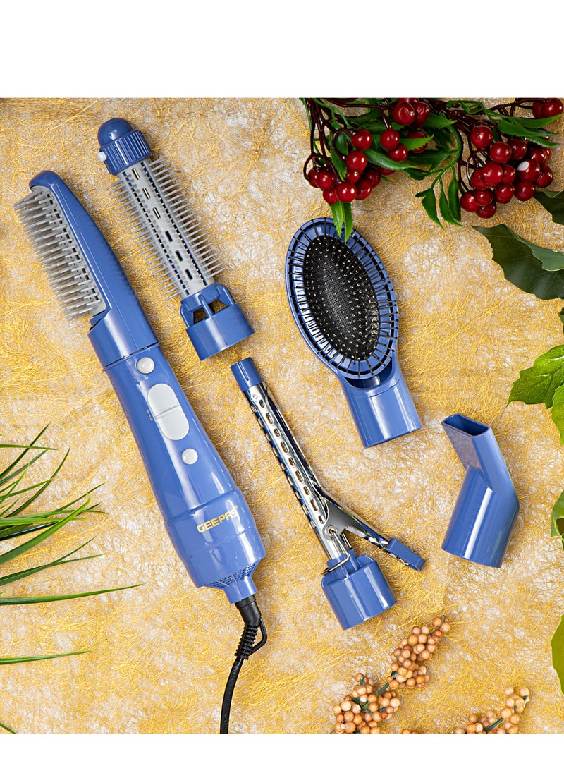 GEEPAS Geepas GH715 6-in-1 Hair Styler - 2 Speed Settings, Overheat Protection, 360 Swivel Cord & Cool Function, Multi-Functional Salon Hair Styler  - Image 2