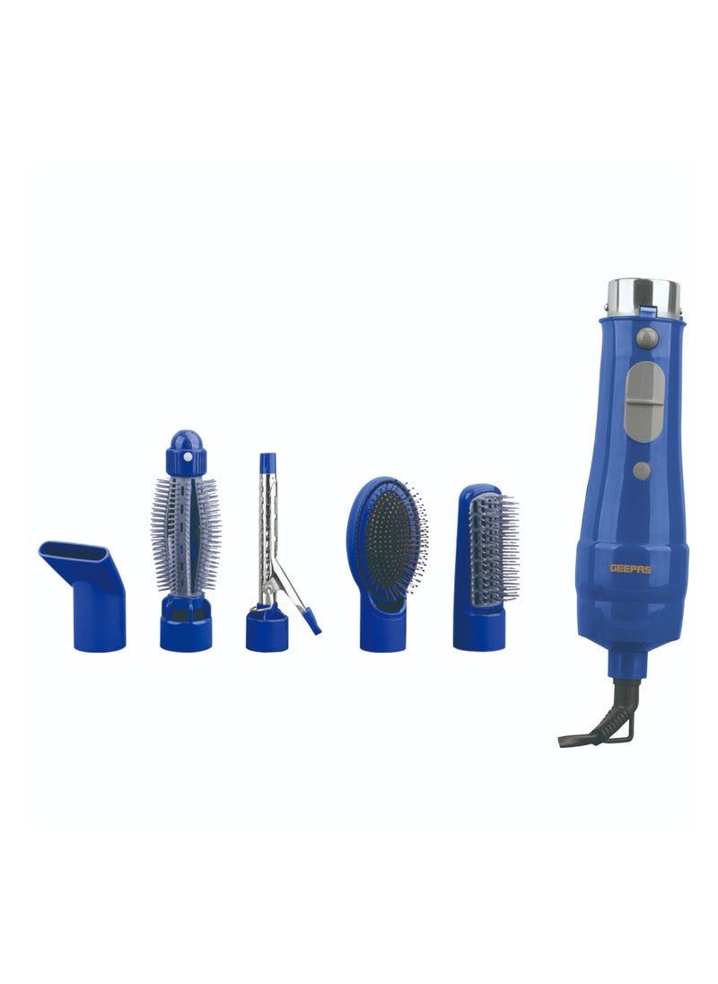 GEEPAS Geepas GH715 6-in-1 Hair Styler - 2 Speed Settings, Overheat Protection, 360 Swivel Cord & Cool Function, Multi-Functional Salon Hair Styler  - Image 1