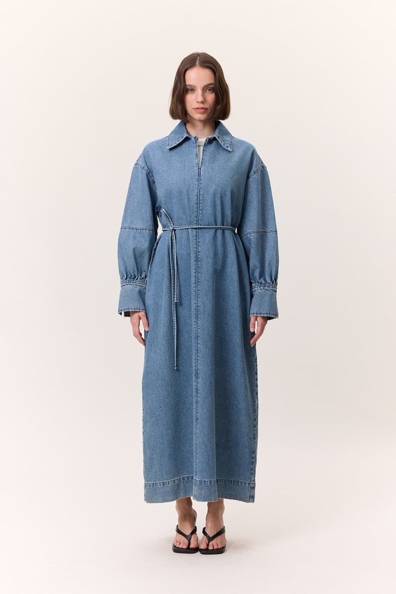 Manuka Denim Maxi Dress  - Image 1