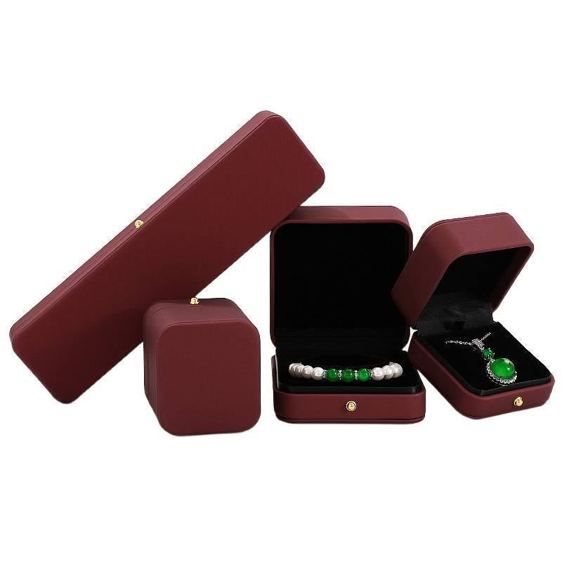 PU Leather Jewelry Box for Rings Earrings Necklaces and Bracelets Multicolour Leather - Image 5