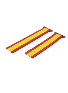 Uniq UNIQ Apple Watch Strap 45MM Reversible Magnetic Silicone Straps Red & Yellow  - Image 3