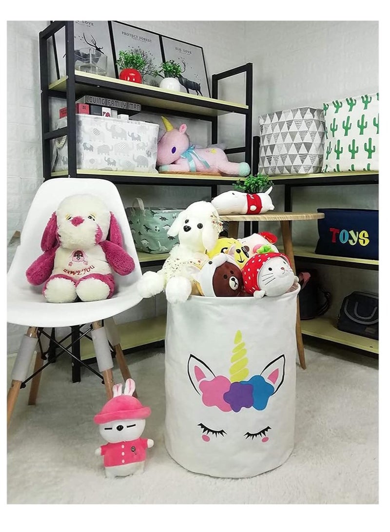 راكسوم سلال غسيل قابلة للطي، سلة غسيل مقاومة للماء، سلة قابلة للطي لتخزين الملابس، سلة غسيل للألعاب، ملابس، غرفة النوم - Image 2