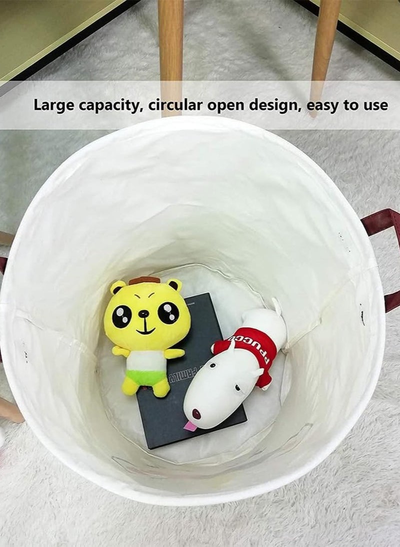 راكسوم سلال غسيل قابلة للطي، سلة غسيل مقاومة للماء، سلة قابلة للطي لتخزين الملابس، سلة غسيل للألعاب، ملابس، غرفة النوم - Image 5