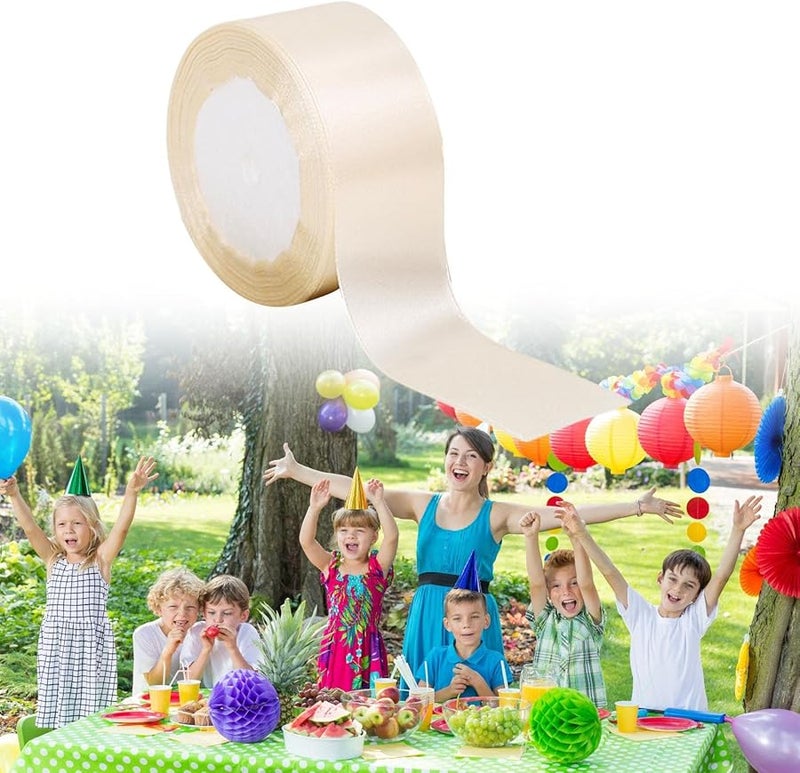 Blue Polyester Ribbon for Gift Wrapping and Creative Event Decorations - Image 3