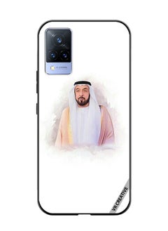 Protective Case Cover For Vivo V21 5G Sheikh Khalifa Bin Zayed Bin Sultan Al Nahyan Design Multicolour