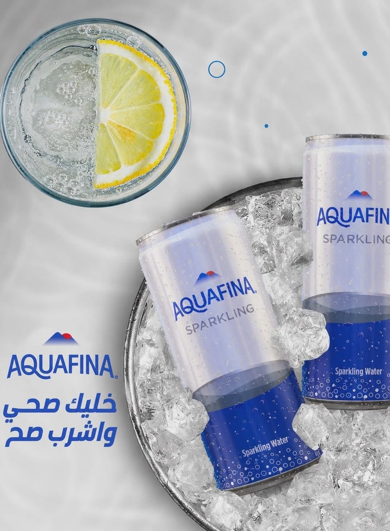 Aquafina Sparkling Water Cans Multipack – 6 Pieces (250ml Each) - Image 2