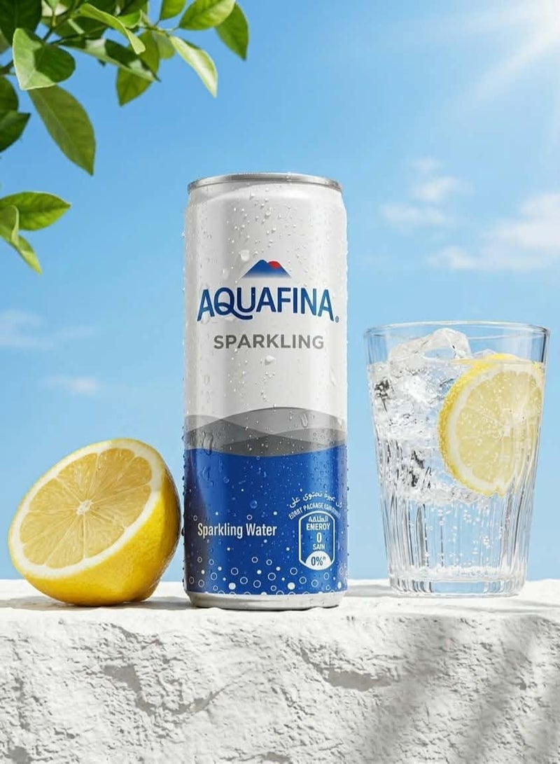 Aquafina Sparkling Water Cans Multipack – 6 Pieces (250ml Each) - Image 3