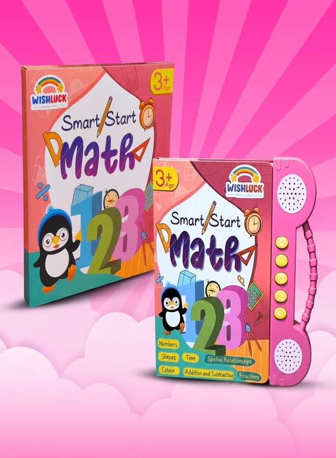 WishLuck Little Learner Math Sound Book | Numbers, Counting, Shapes & Early Maths Learning | Interactive Sound Book for Kids (Ages 2-5 Years) - Image 3