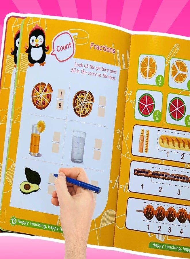 WishLuck Little Learner Math Sound Book | Numbers, Counting, Shapes & Early Maths Learning | Interactive Sound Book for Kids (Ages 2-5 Years) - Image 4