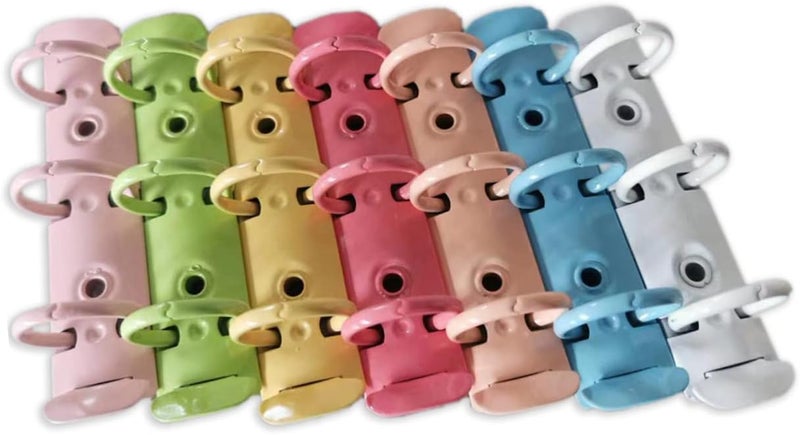 NUOBESTY 9pcs Metal Clip Binder Set O-Type Design for Office School and Home Use Lightweight Portable Material Random - Image 2