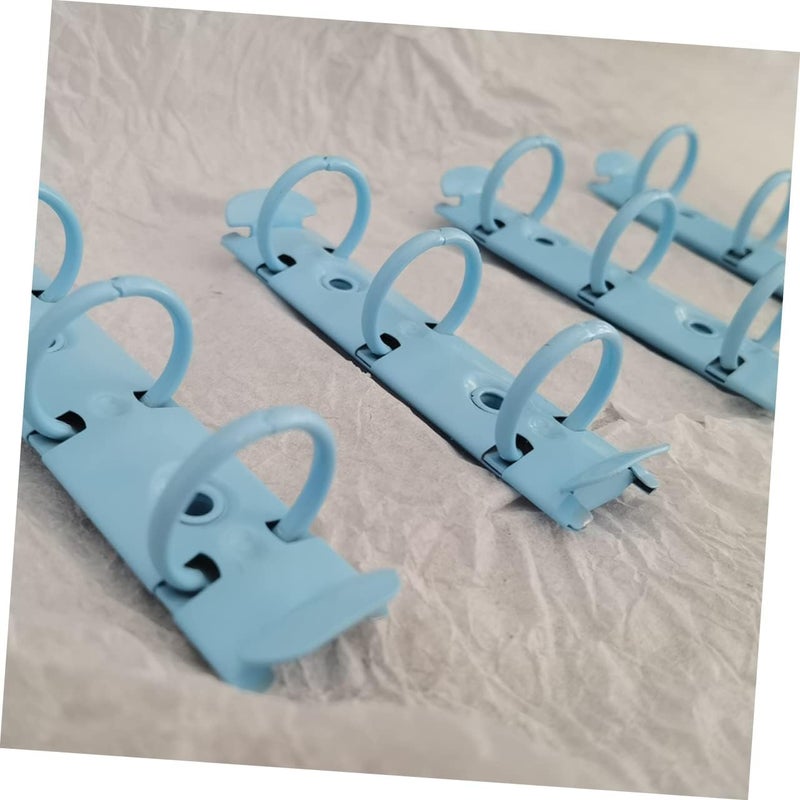 NUOBESTY 9pcs Metal Clip Binder Set O-Type Design for Office School and Home Use Lightweight Portable Material Random - Image 3