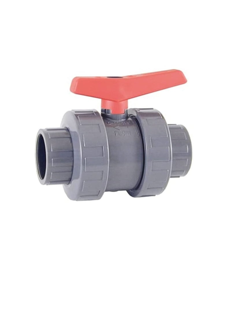 Cepex PVC Heavy Duty Water Supply Pipe Fittings for Swimming Pool, Agriculture, Irrigation & Commercial Plumbing Use (63 MM, Union Ball Valve (Anti Block))  - Image 3