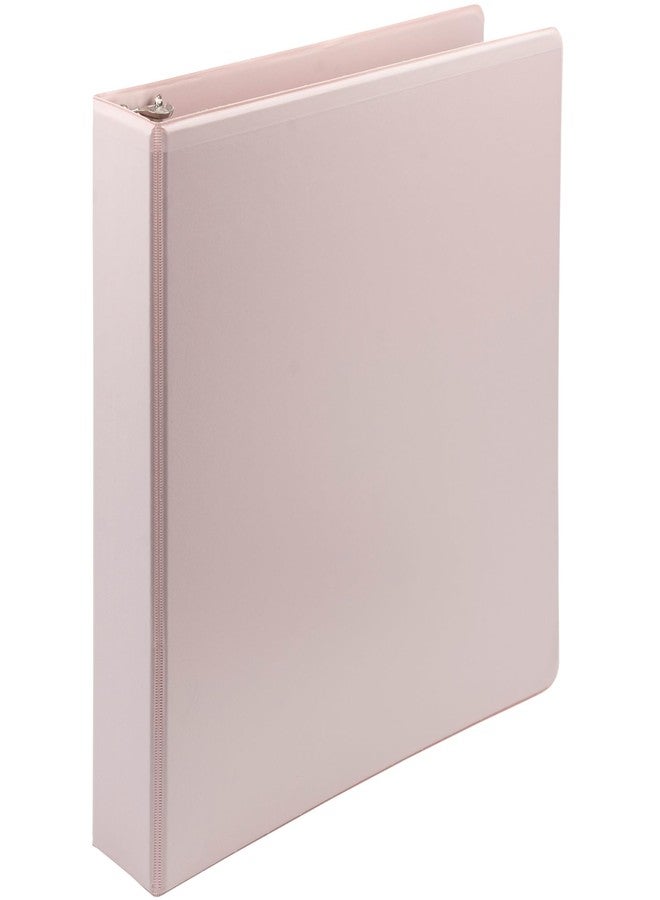 Samsill Plant-Based 1.5 Inch Durable D-Ring, Made in USA, View Binder, Eco-Friendly, USDA Certified Biobased, Single, Light Pink - Image 1