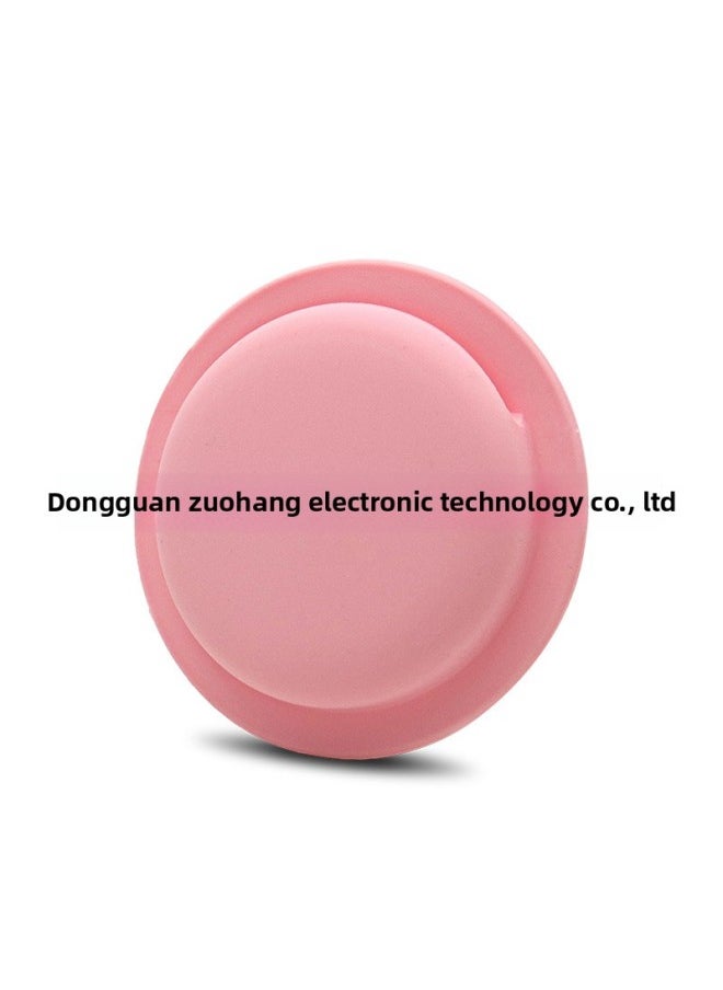 Generic - Applicable To For Apple Airtag Silicone Protective Case For Apple Locator Tracker Portable Anti-lost Protective Case-Color:Pink - Image 1