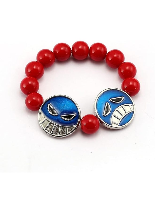 Generic - One Piece Fire Fist Ace Bracelet Anime Accessories Cosplay - Image 1