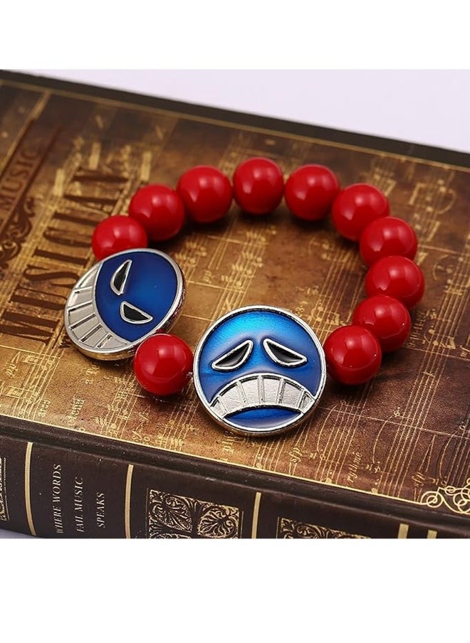 Generic - One Piece Fire Fist Ace Bracelet Anime Accessories Cosplay - Image 1