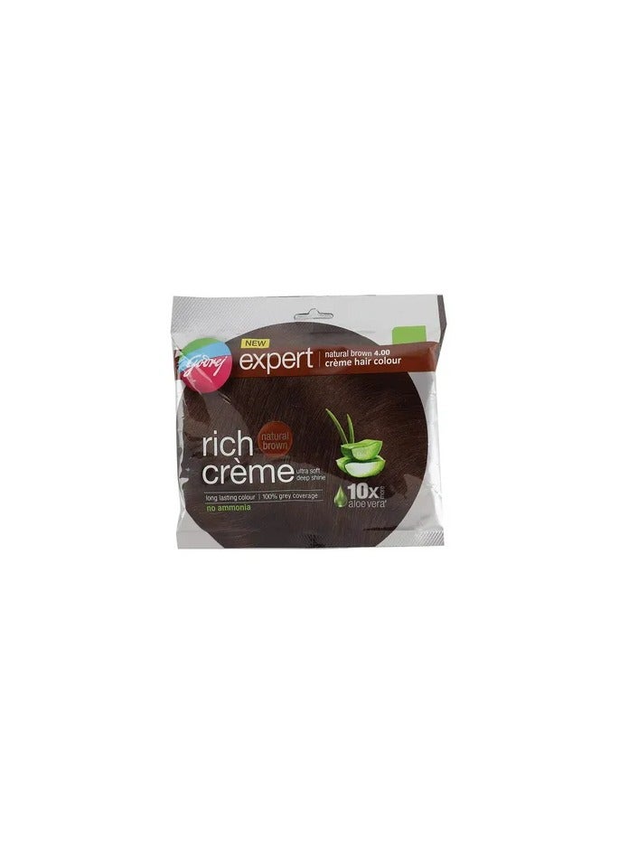 Godrej Expert Rich Creme Natural Brown 4.0 Hair Colour,