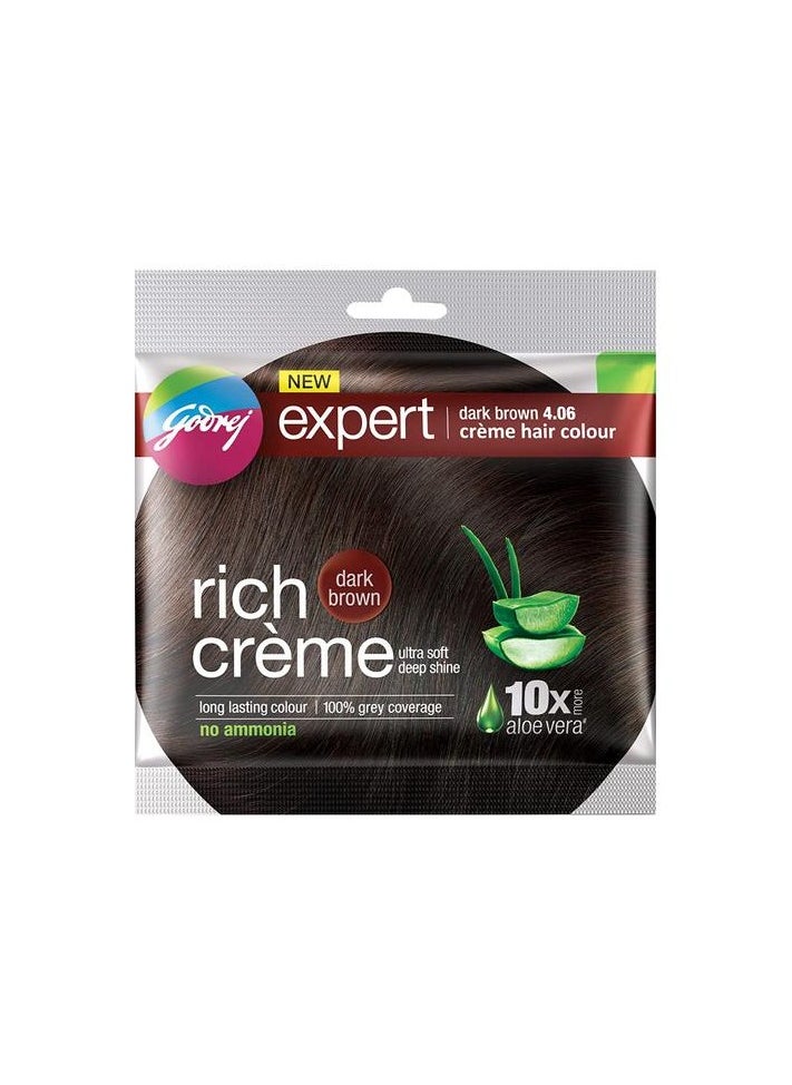 Godrej Godrej Expert Rich Creme Hair Color 4.06 Dark Brown 