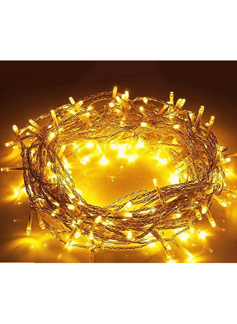 Ramadan Light LED String Lights Indoor Outdoor Warm White Lights Clear Wire 10 Meter 8 Modes Twinkle Lights For Ramadan Decoration