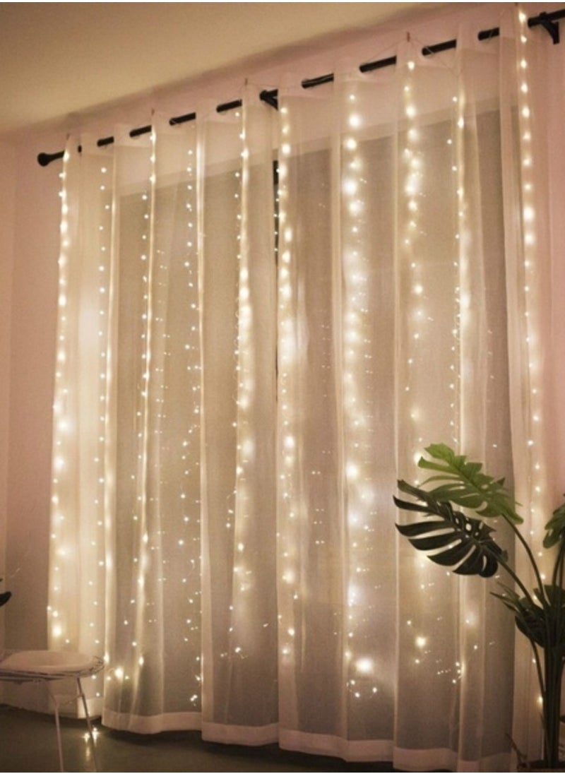 Ramadan Light LED String Lights Indoor Outdoor Warm White Lights Clear Wire 10 Meter 8 Modes Twinkle Lights For Ramadan Decoration