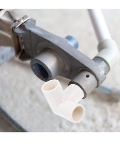 Generic 3 Way PVC Fitting Elbow, 8Pcs Water Pipe Adapters Pipe Corner, Connectors Pipe Accessories Connection Joints for DIY PVC Shelf Garden Support Structure White  - Image 2
