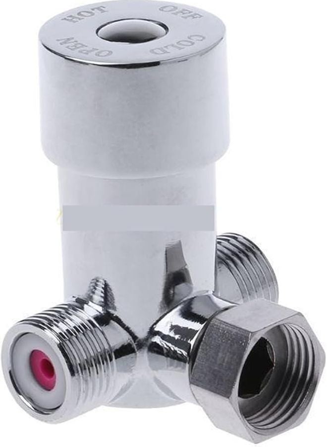 Brass Ball Valve G1 2 Inch Hot Cold Water Mixing Thermostatic Valve Two In Out - Image 5