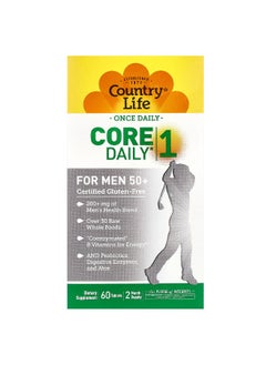 Country Life Country Life, Core Daily-1, For Men 50+, 60 Tablets  - Image 1