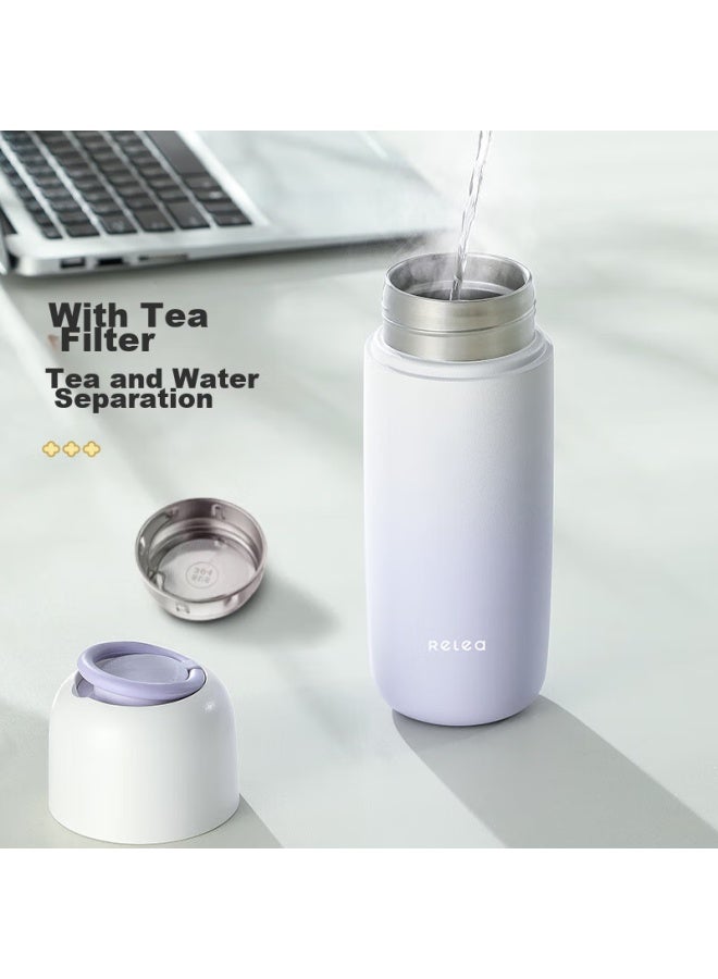 Relea Insulated Mug, 316 Stainless Steel Water Cup, Coffee Mug For Women, Smart Temperature Display, Large Capacity Student Cup, Tea Infuser - Image 2
