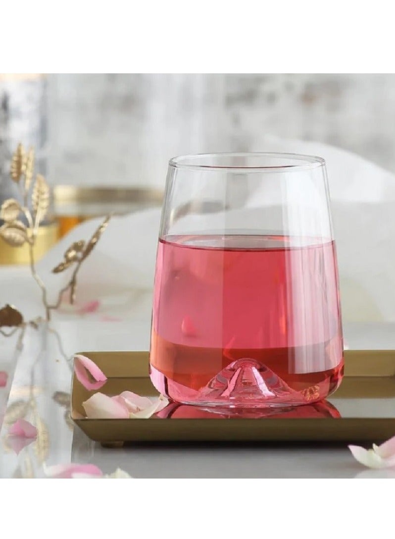 LAV 6 Pieces Terra Tumbler Set 360 Ml - Clear - Image 3