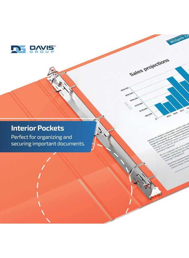 Davis Group Premium Economy, Angle D Ring, Binder, 6 Pack 1" - Image 5